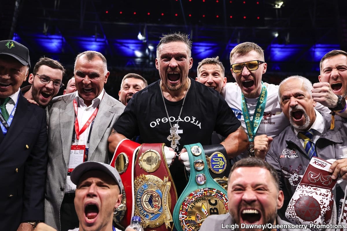 Eddie Hearn Says Oleksandr Usyk Should Retire: “What More Is There To Do?”