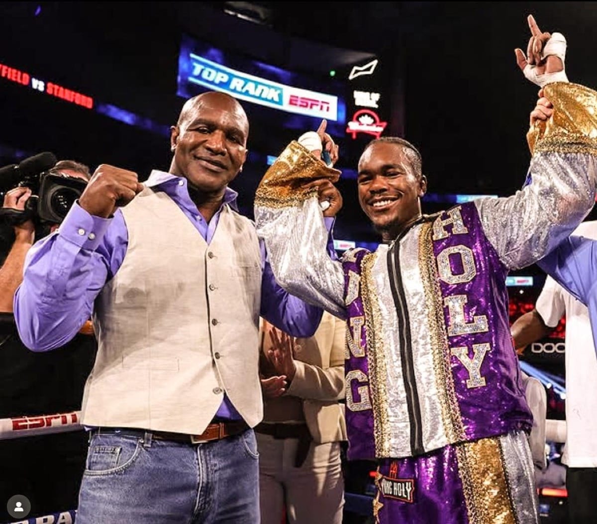 Evan Holyfield Returns to the Ring Less Than a Year After Open-Heart Surgery
