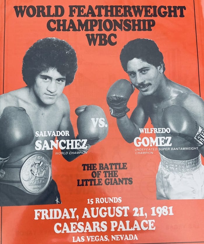 Aug. 21, 1981: Sanchez vs Gomez