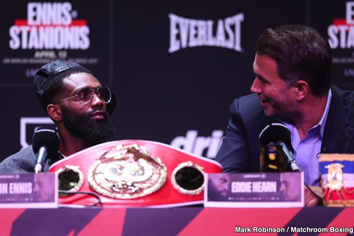 Jaron ‘Boots’ Ennis vs. Vergil Ortiz Jr.: Eddie Hearn’s Optimism and the Road to a Blockbuster Fight