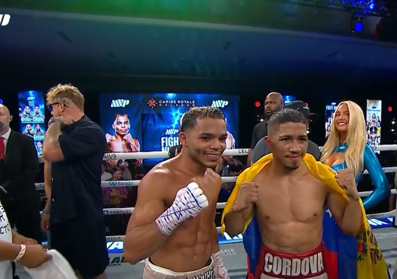 Rivera and Cordova Battle to a Controversial Draw – Boxing Results