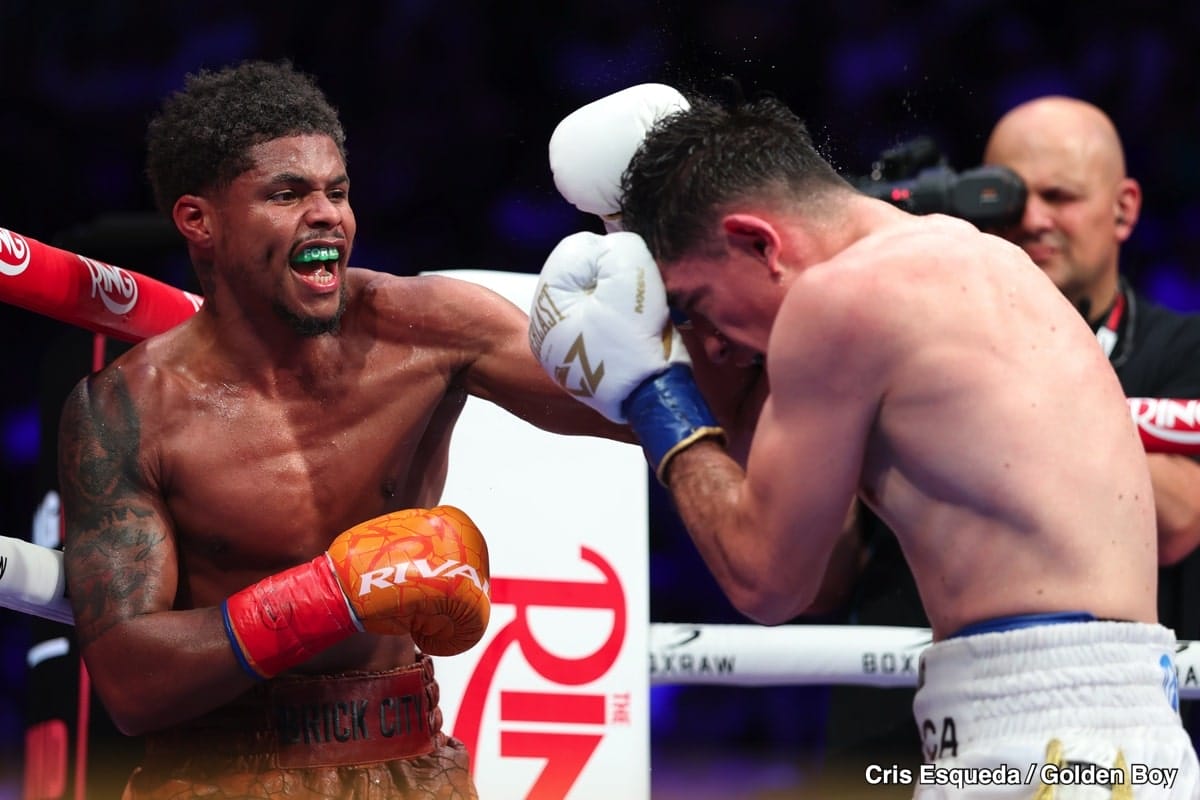 Shakur Stevenson’s Press Conference Warning to Teofimo Lopez: “If I Smack U, I’m Wrong”