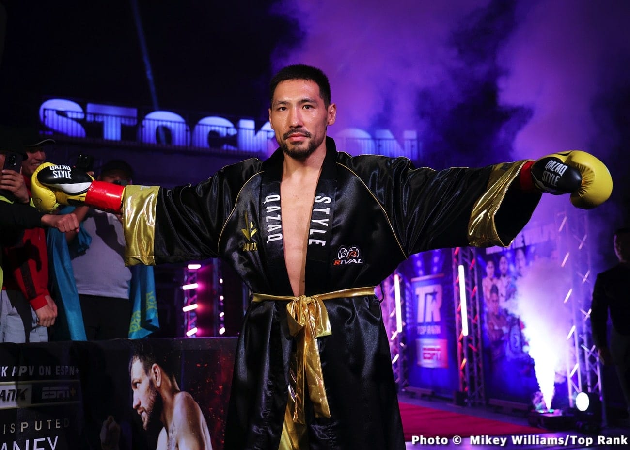 After Conquering Canelo, Terence Crawford Faces a New Threat in Middleweight King Janibek Alimkhanuly