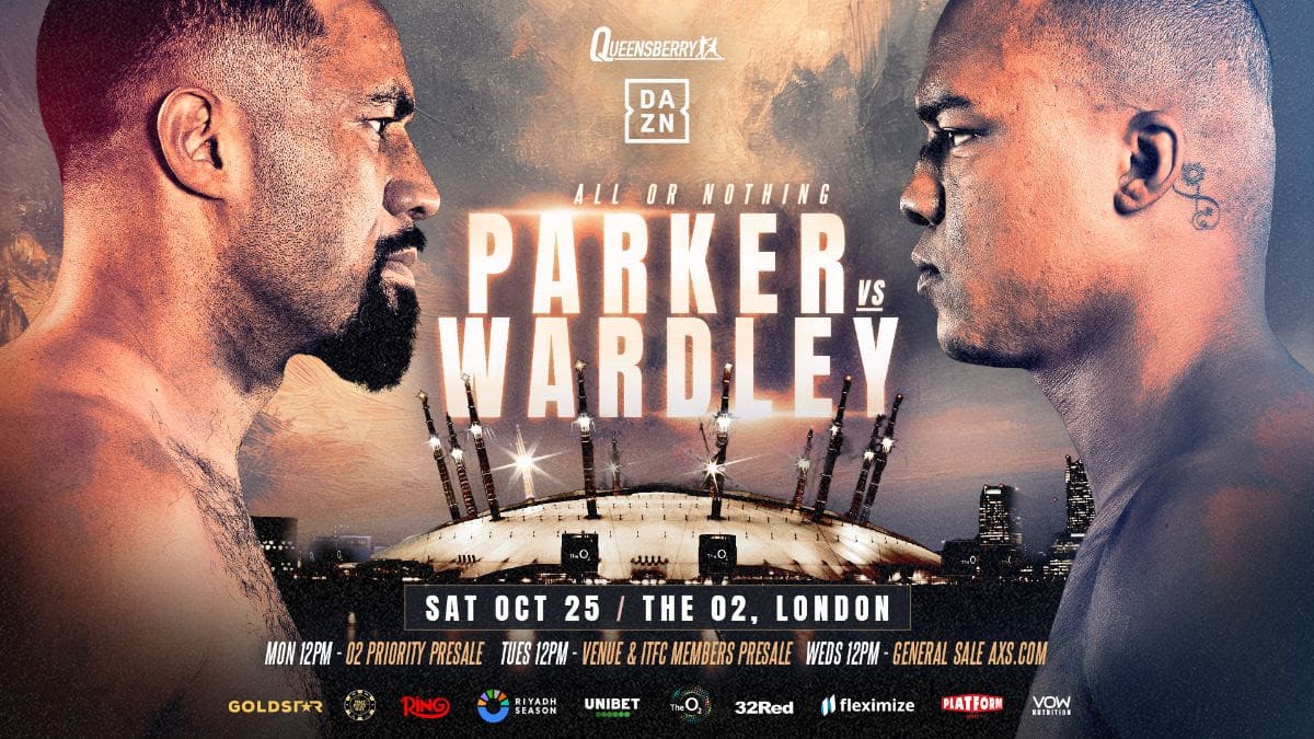Fans Not Too Happy Over Joseph Parker-Fabio Wardley Pay-Per-View Fee: $59.99 On DAZN