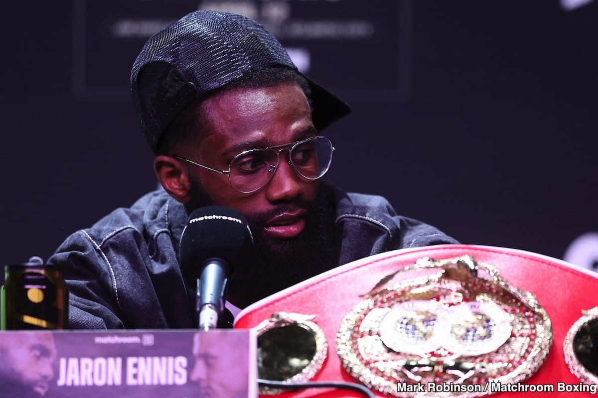 Jaron ‘Boots’ Ennis Breaks Down the Canelo-Crawford Matchup, Citing Weight and Experience as Decisive Factors