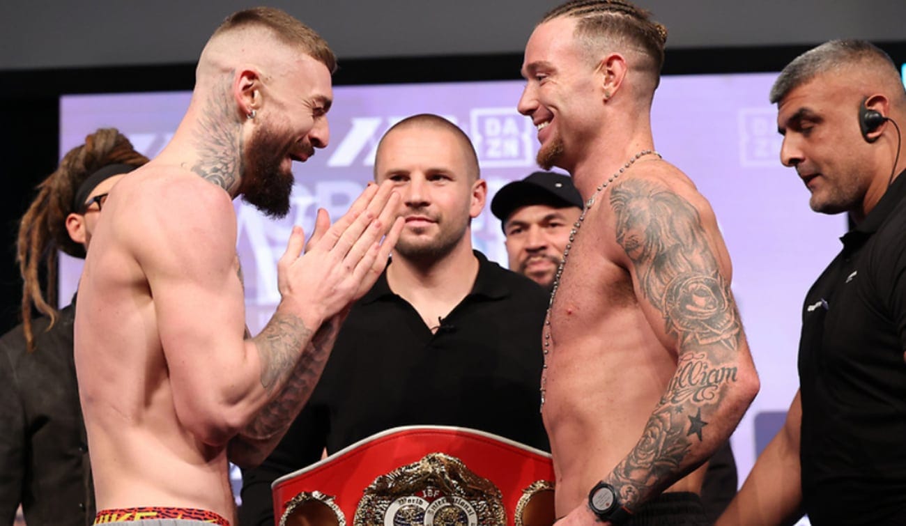 Lewis Crocker 146.6 vs Paddy Donovan 145.7 – Official Weigh-in Results for DAZN on Saturday