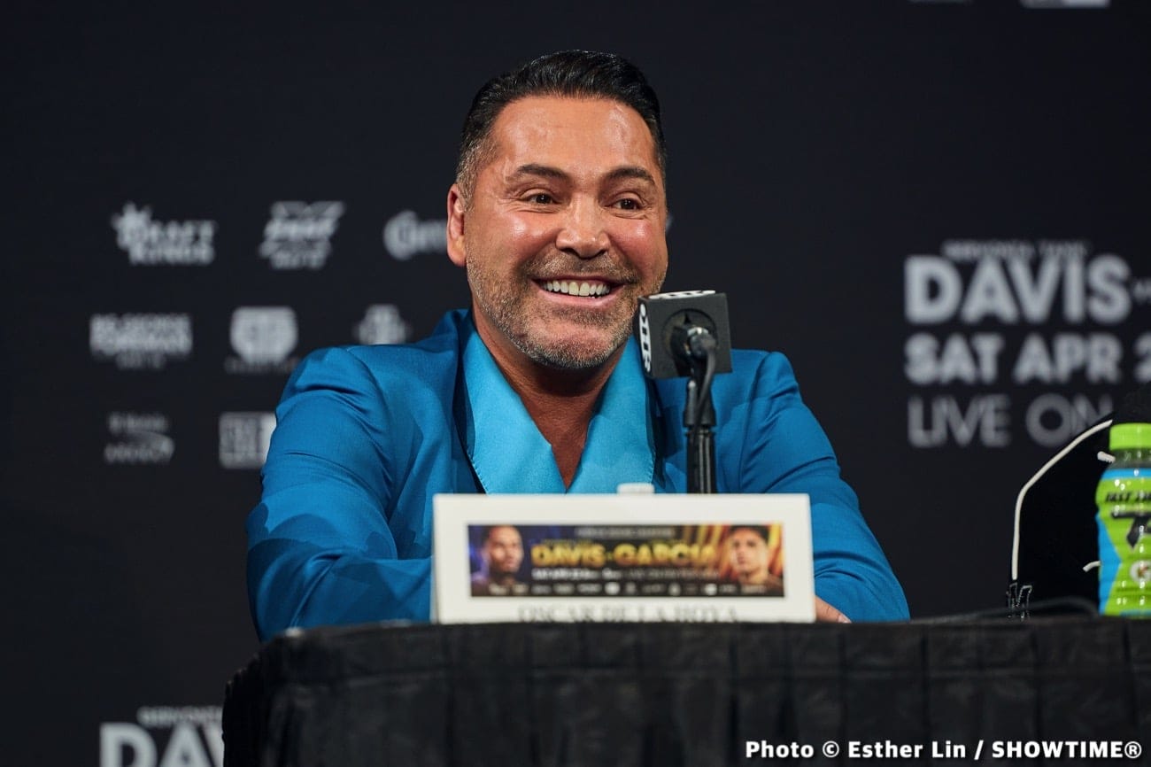 Oscar De La Hoya Tells Canelo Alvarez To Dump Eddy Reynoso For Ronnie Shields
