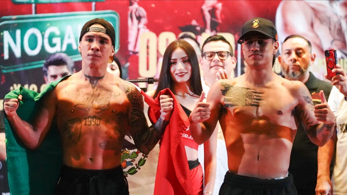 Oscar Valdez 127.9 vs. Ricky Medina 127.9 – Weigh-in Results for ESPN Deportes on Saturday