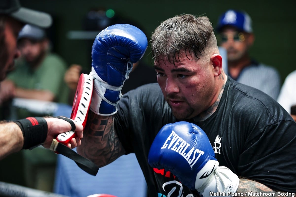 The Audition: Andy Ruiz Jr.’s Mitt Workout Serves as a Desperate Plea for a Second Chance