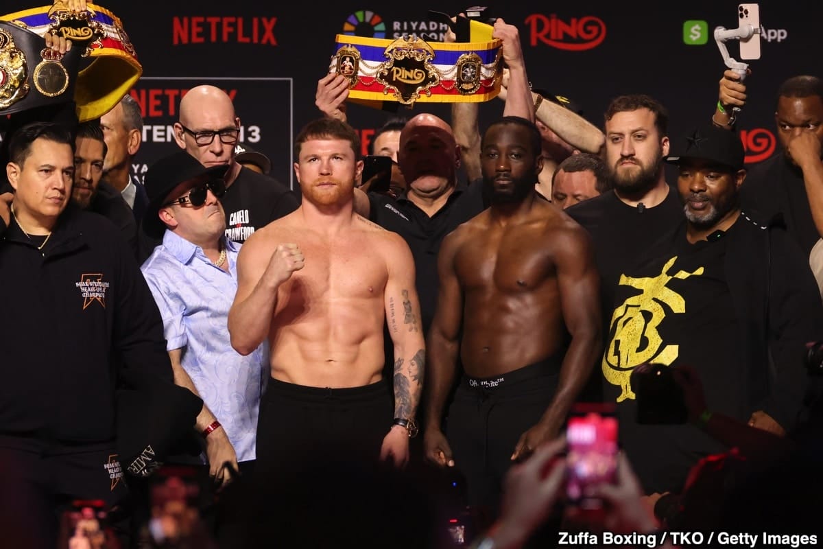 Tim Bradley’s Forecast: Terence Crawford Will Force Referee Stoppage to Save Canelo Alvarez