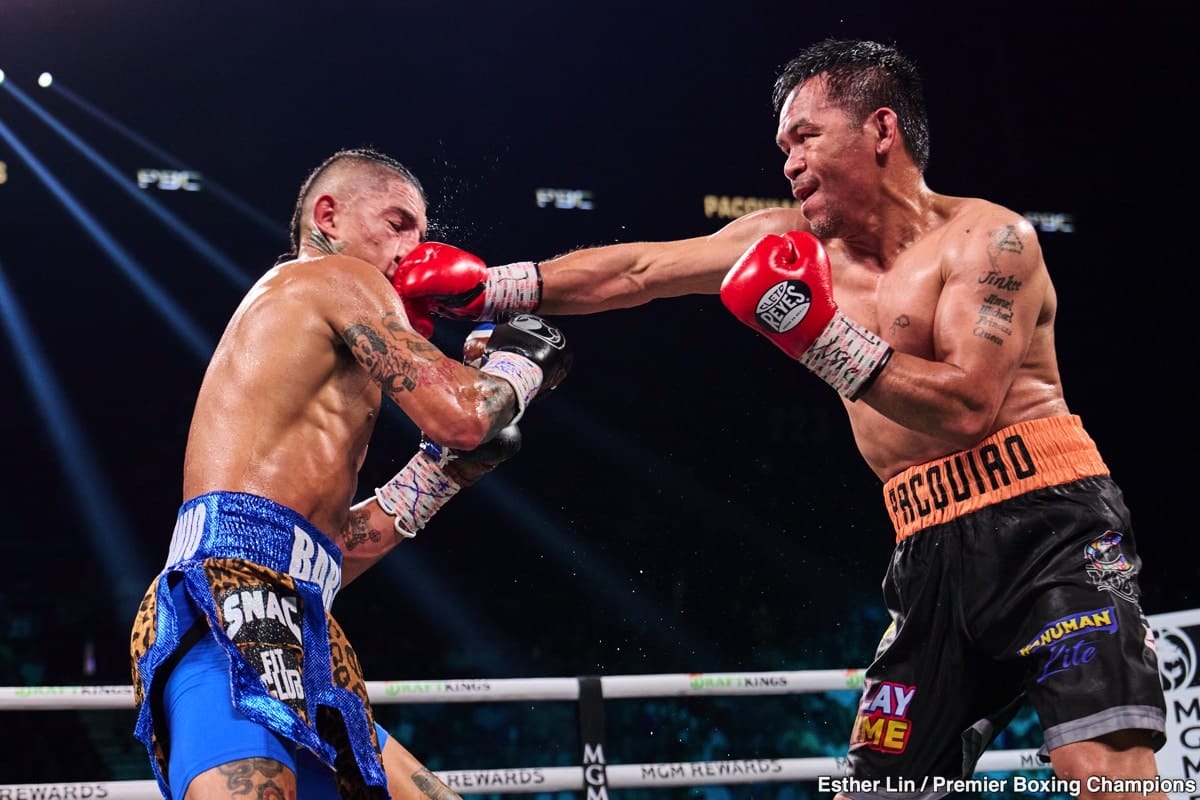 At 47, Manny Pacquiao Finalizing December WBA Title Clash With Rolly Romero