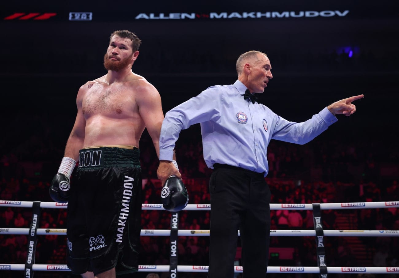 Boxing Results: Arslanbek Makhmudov Survives Late Scare to Defeat Dave Allen in Brutal Heavyweight Slugfest at Sheffield Arena