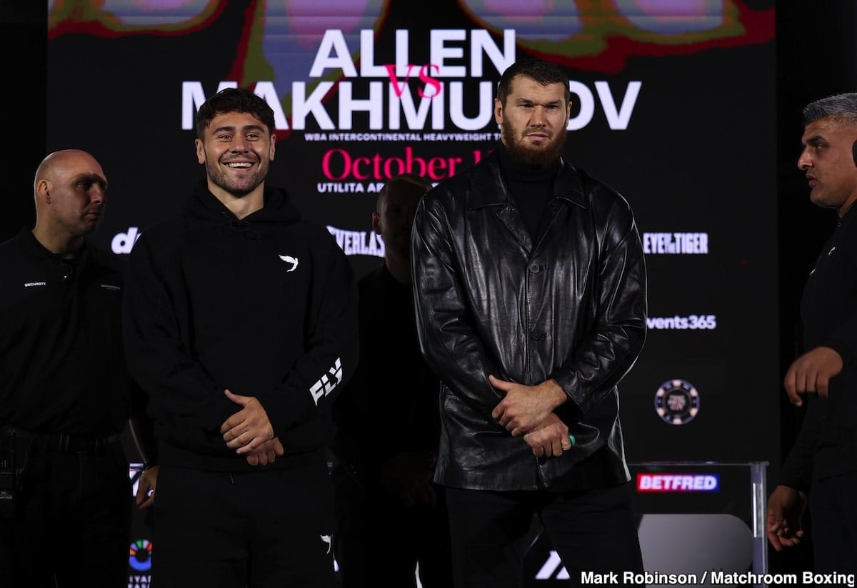 Dave Allen warns Arslanbek Makhmudov: ‘If you don’t knock me out in three rounds, you’re in serious trouble’