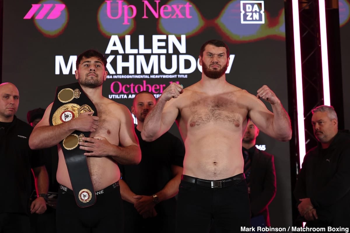 Eddie Hearn Warns It’ll Be ‘Treacherous’ for Dave Allen Early Against the Big-Punching Arslanbek Makhmudov Tonight in Sheffield