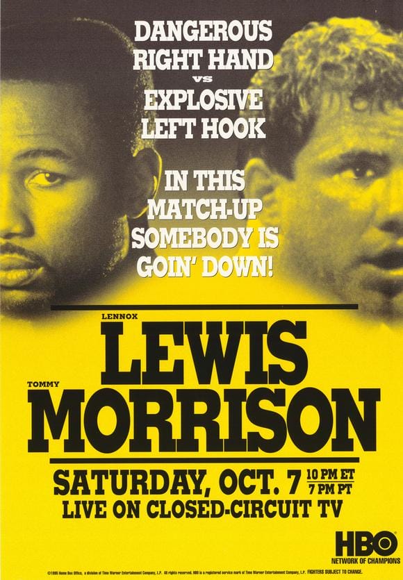 Oct. 7, 1995: Lewis vs Morrison