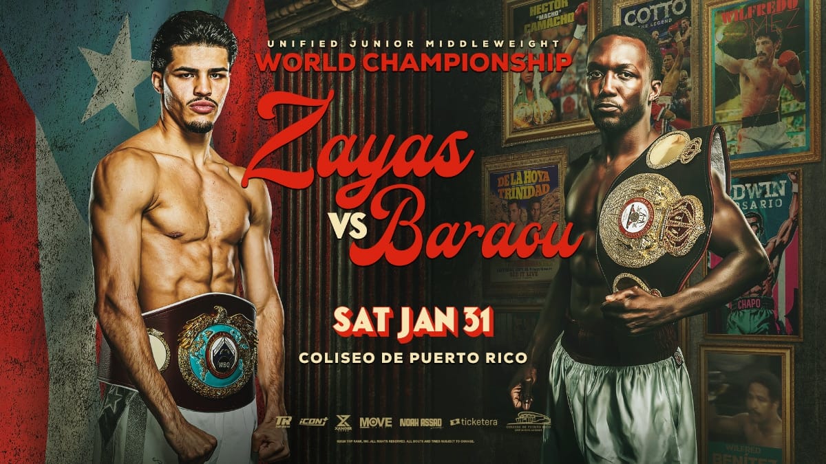 Abass Baraou Heads Into the Lion’s Den: German WBA Champion Aims to Rip Xander Zayas’ WBO Title in Puerto Rico Showdown on January 31
