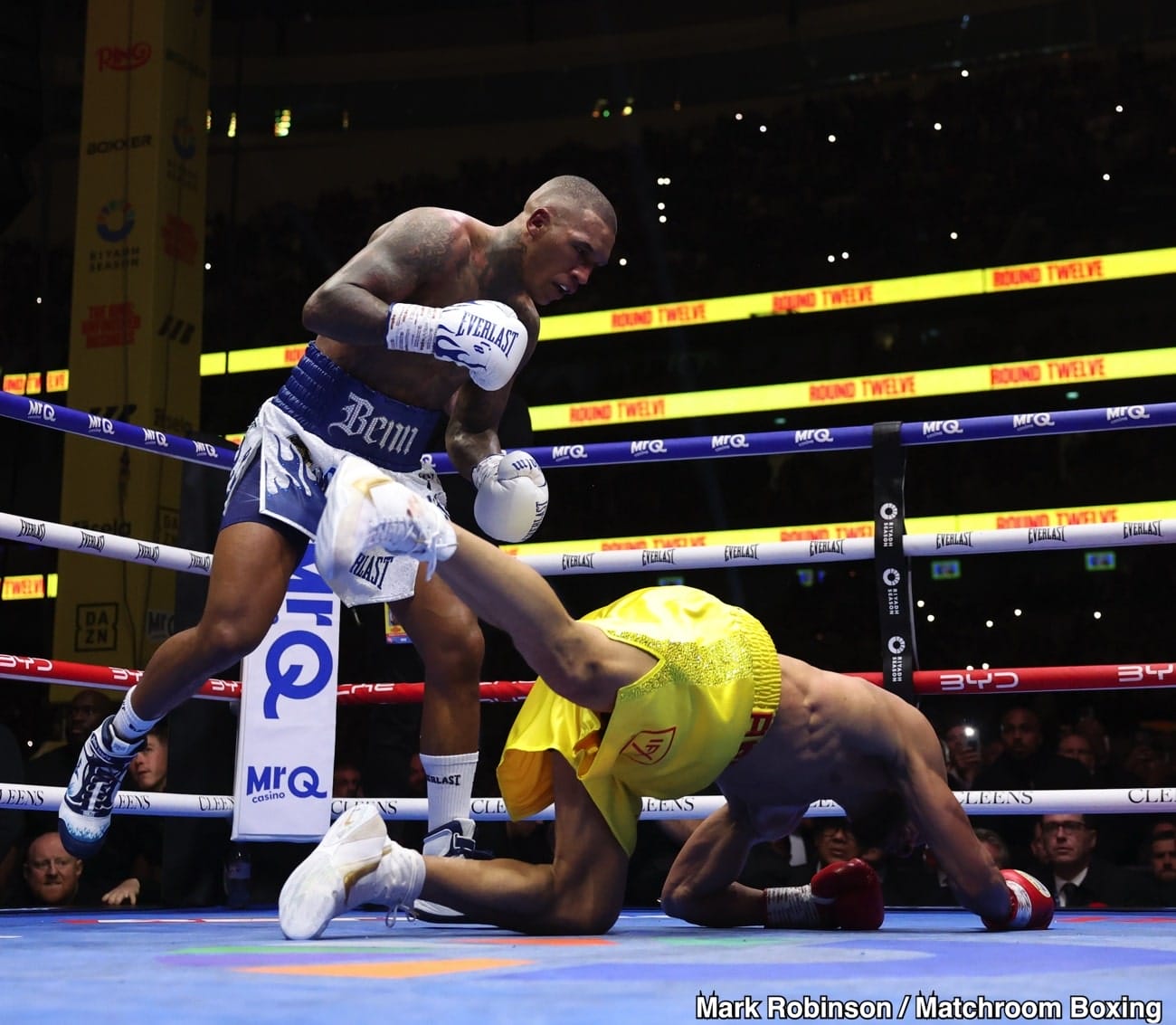 Boxing Results: Benn Floors a Weight-Ravaged, 36-Year-Old Eubank Jr. Twice in Round 12 as Hearn Oversells a Routine Win as “Superstardom”