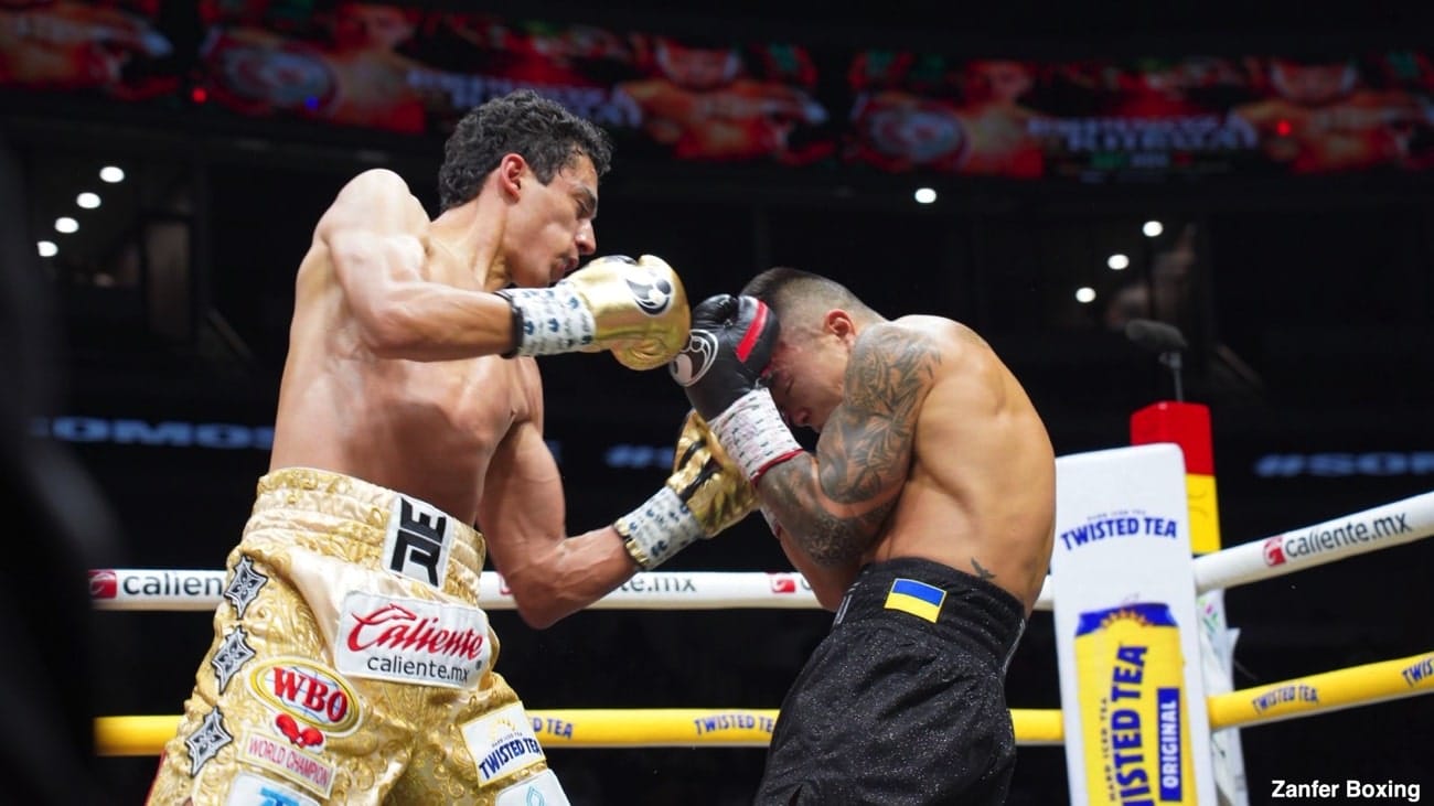 Boxing Results: Rafael Espinoza Batters Khegai Until Corner Waves It Off After Ten
