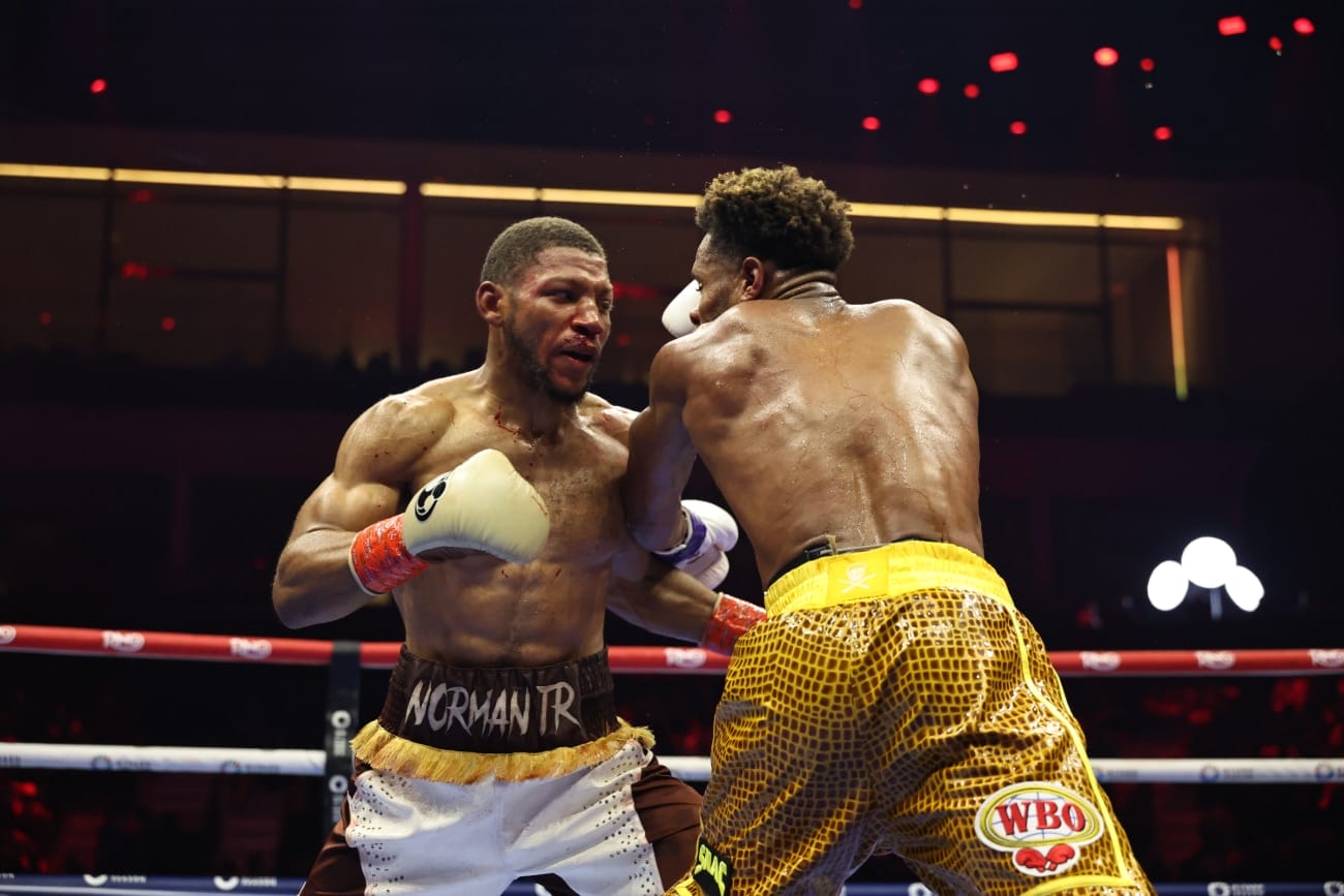 Devin Haney Survives Norman’s Late Rally After Twelve Rounds of Smothering Clinches to Claim the WBO Welterweight Title — boxing results