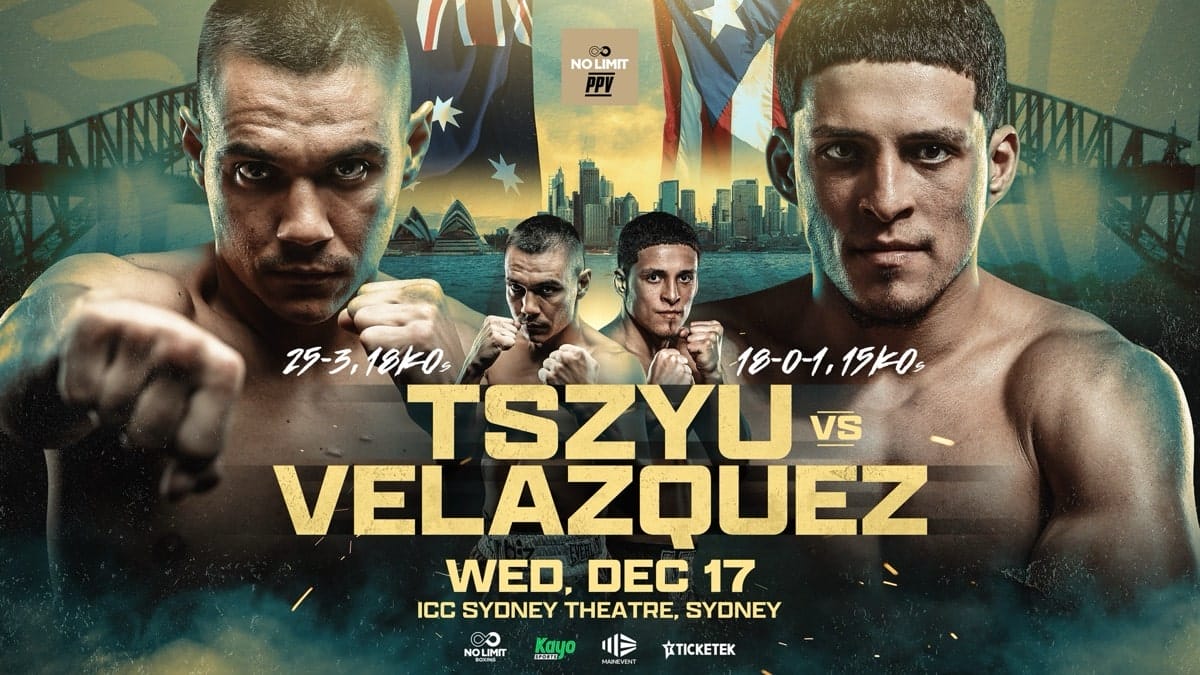 Tim Tszyu Faces Unbeaten Anthony Velazquez On Dec. 17 With His Career Hanging By A Thread